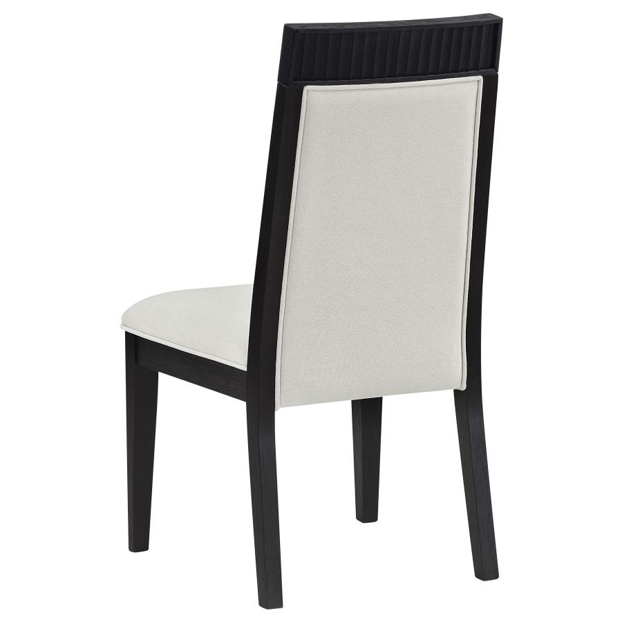 Brookmead 7-piece Extension Leaf Dining Table Set Black - Image 4