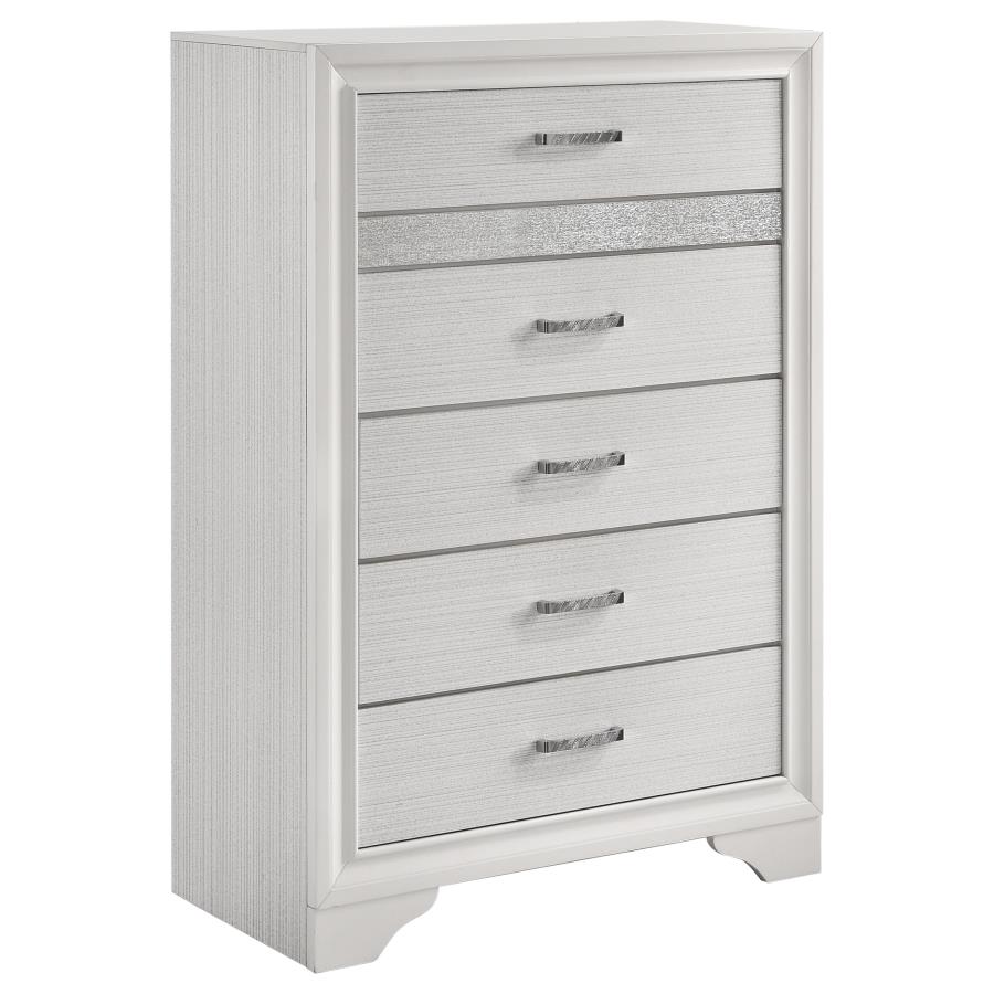 Miranda 5-piece Queen Bedroom Set White - Image 6