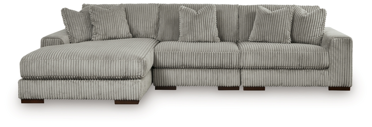 Lindyn 3-Piece Sectional with Chaise IVORY AND GREY - Image 5