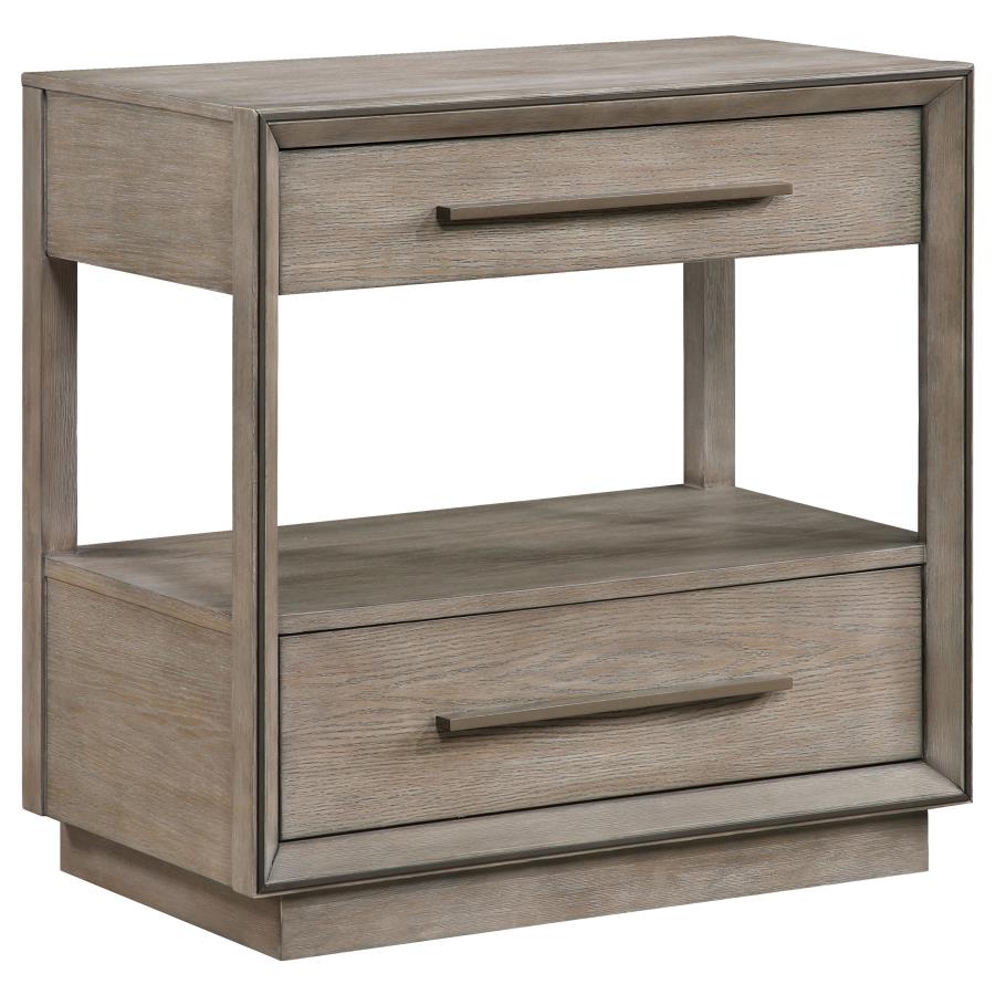 Durango 5-piece Queen Bedroom Set Taupe Oak - Imagen 4