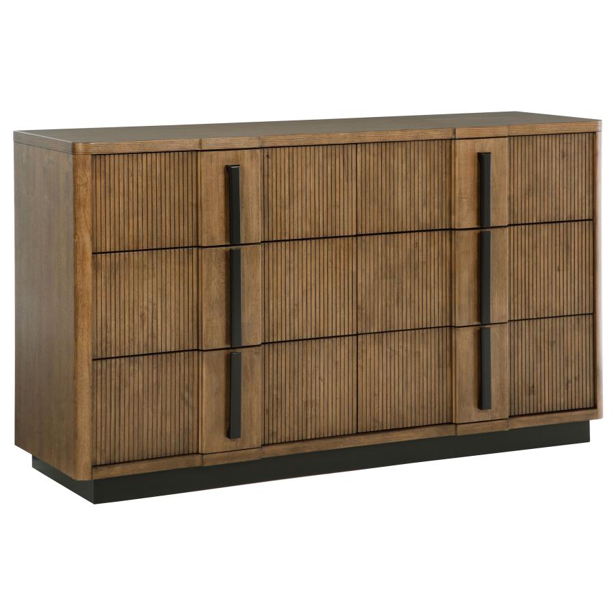 Terrace 5-piece Queen Panel Bedroom Set Ash Brown - Image 3