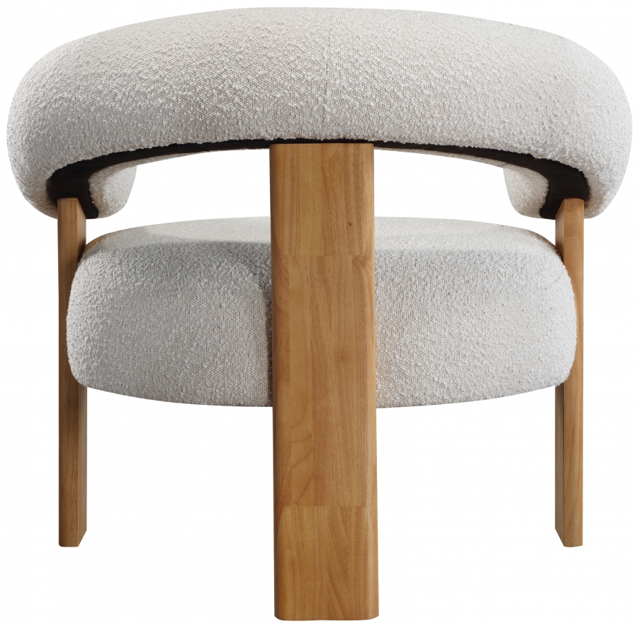 Winston Boucle Fabric Upholstered Accent Chair - Image 3
