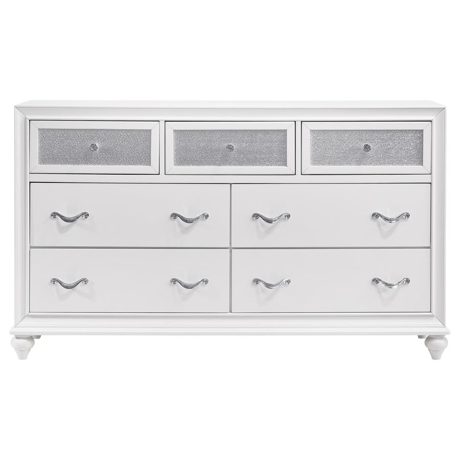 Barzini 5-piece Queen Bedroom Set White - Imagen 5