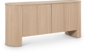 Belinda Beech Wood And Oak Veneer Sideboard / Buffet - Image 3