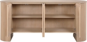 Belinda Beech Wood And Oak Veneer Sideboard / Buffet - Image 5