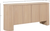 Belinda Beech Wood And Oak Veneer Sideboard / Buffet - Image 4