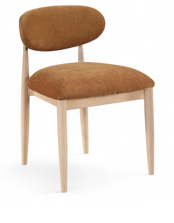 Riccio Performance Fabric Upholstered Dining Side Chair - Image 3