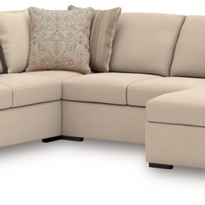 LadyMae 4-Piece Sectional with Chaise Color: Twill