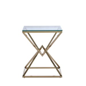7616-LT	7616 Lamp Table Top 20" Square Clear accent table