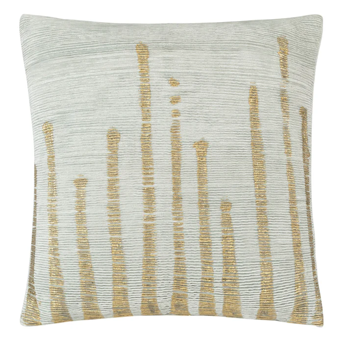 Adele Stone Gold Velvet Pillow