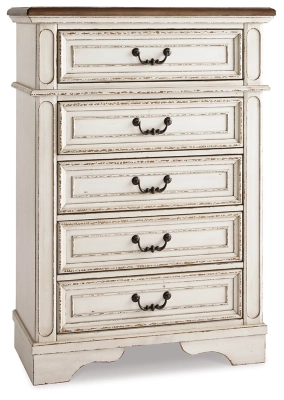 Realyn QUEEN BED 5 PECS Upholstered Storage Bed - Image 6