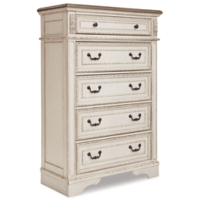 Realyn Queen Sleigh Bed with Mirrored Dresser, Chest and Nightstand - Imagen 3