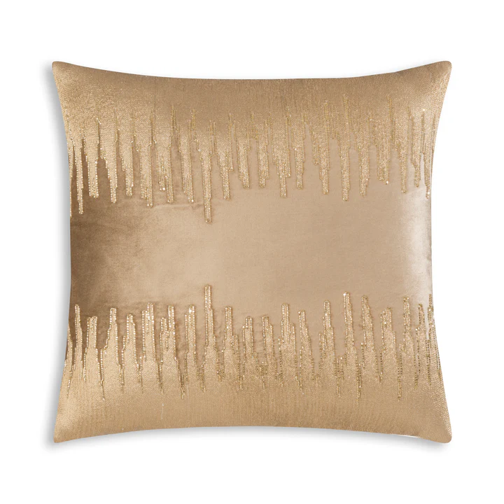 Sayra Ivory Gold Pillow - Imagen 2