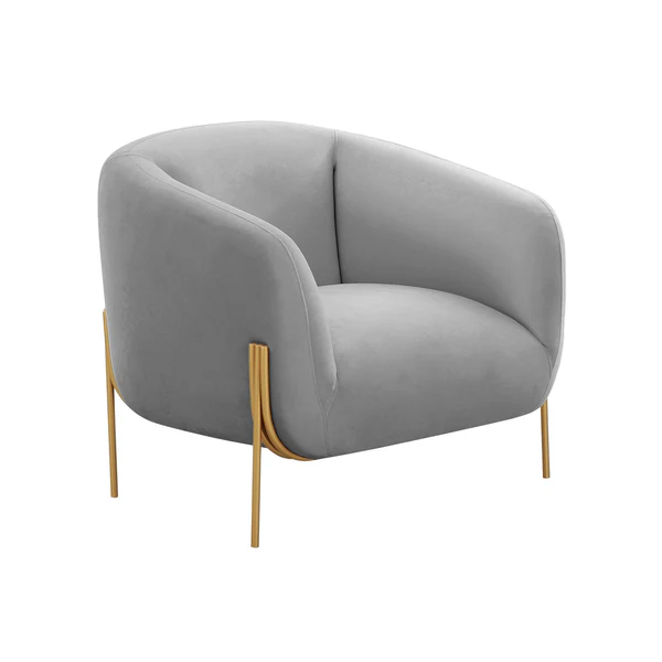 Kandra Performance Velvet Accent Chair - Imagen 5